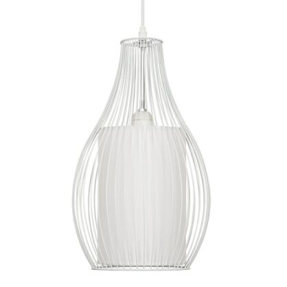 Lampa wisząca CAMILLA 4610 Nowodvorski VINTAGE biała