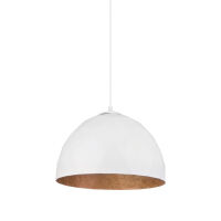 Lampa wisząca DIAMENT M 31374 SIGMA BIAŁA/MIEDZIANA 35 CM