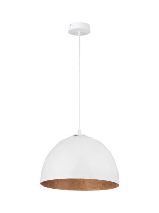 Lampa wisząca DIAMENT M 31374 SIGMA BIAŁA/MIEDZIANA 35 CM