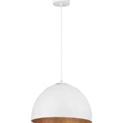 Lampa wisząca DIAMENT M 31374 SIGMA BIAŁA/MIEDZIANA 35 CM