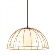 Lampa wisząca LOUIS MDM-3761/1M GD Italux Nowoczesna złota z białą kula