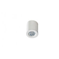 Lampa sufitowa techniczna Plafon Nano round AZ2784 AZzardo okrągła oprawa w kolorze białym tuba 