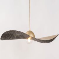 LAMPA WISZĄCA KAPELLO 32342 SIGMA czarno- złota nakrapiana 76 cm