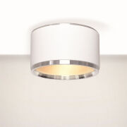 LAMPA SUFITOWA RETI/N 104 XL TECHNICZNA TUBA WYS. 8 CM LED 20W 2 KOLORY OPRAWY I PIERŚCIENIA