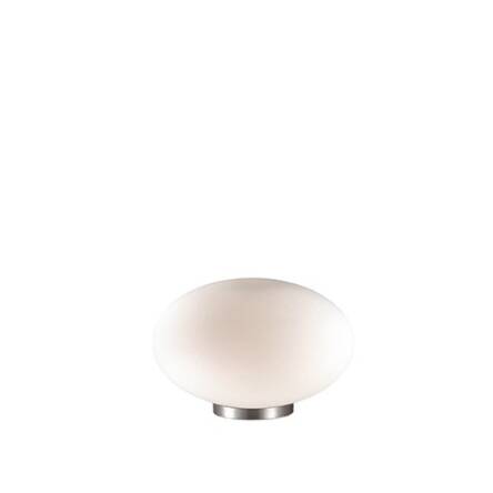 Lampa stołowa Candy ⌀25 086804 NOWOCZESNY IP20 SZKŁO Ideal Lux biała oprawa w stylu design