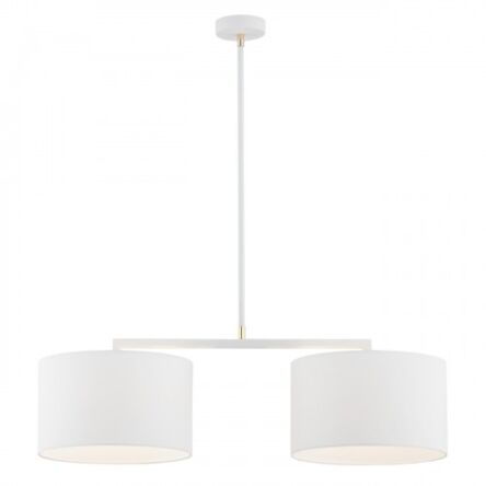 Lampa wisząca KARIN 900 Argon 2 białe abażury 