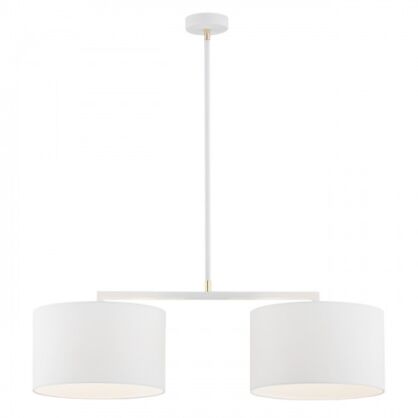 Lampa wisząca KARIN 900 Argon 2 białe abażury 