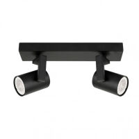 Lampa sufitowa MOLA SPL-2846-2 BL Italux czarna nowoczesna 2x GU10