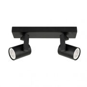 Lampa sufitowa MOLA SPL-2846-2 BL Italux czarna nowoczesna 2x GU10