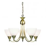 Lampa wisząca ALTON antyczny mosiądz ENDON LIGHTING 1805-5AN  