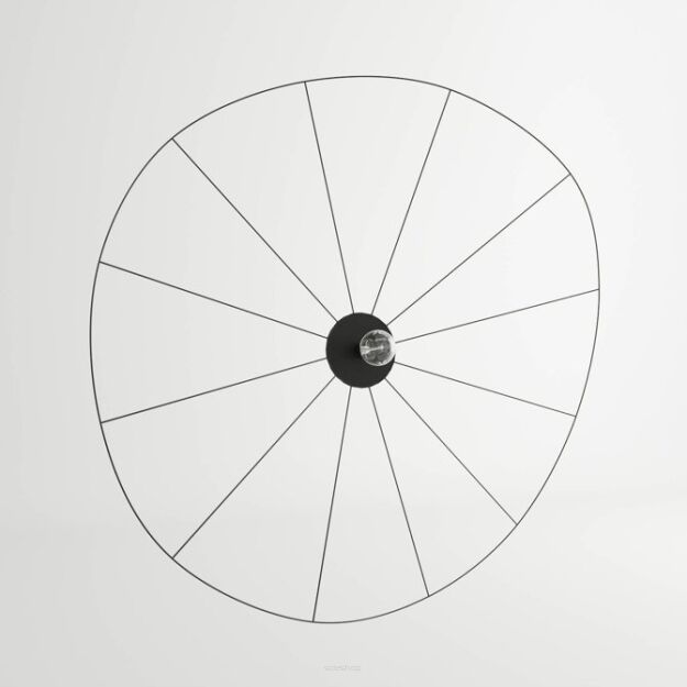 Plafon kinkiet ESKOLA TH.013CZ Sollux Lighting druciany loftowy 70cm