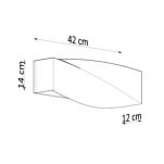 Kinkiet SIGMA SL.0870 SOLLUX LIGHTING ceramiczny czarny  - 4
