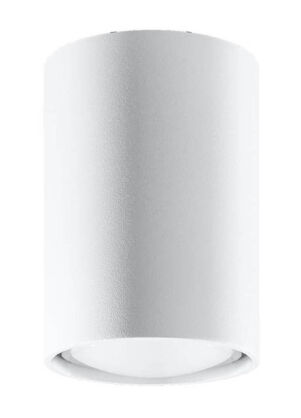 Oprawa sufitowa Oprawa sufitowa LAGOS 10 SL.0996 SOLLUX LIGHTING tuba 10 cm biała6 SL.1043 SOLLUX LIGHTING drewniana listwa 6x GU10
