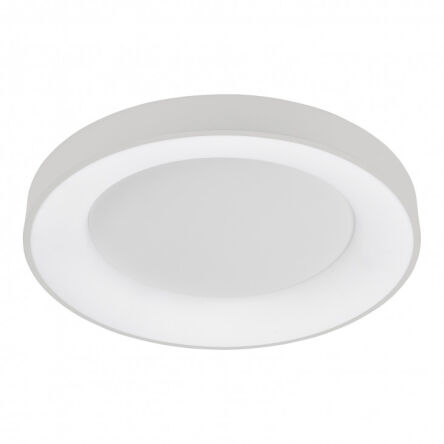 Plafon GIULIA 5304-850RC-WH-3 Italux OKRĄGŁA LAMPA SUFITOWA O ŚR. 60 CM W KOLORZE BIAŁYM LED  50W 3000K