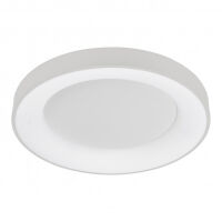 Plafon GIULIA 5304-850RC-WH-3 Italux OKRĄGŁA LAMPA SUFITOWA O ŚR. 60 CM W KOLORZE BIAŁYM LED  50W 3000K
