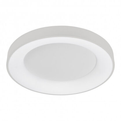 Plafon GIULIA 5304-850RC-WH-3 Italux OKRĄGŁA LAMPA SUFITOWA O ŚR. 60 CM W KOLORZE BIAŁYM LED  50W 3000K