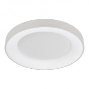 Plafon GIULIA 5304-850RC-WH-3 Italux OKRĄGŁA LAMPA SUFITOWA O ŚR. 60 CM W KOLORZE BIAŁYM LED  50W 3000K