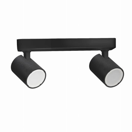 KINKIET SNOW 2 SPOT Light Prestige GU10 METAL czarny 50W LP-731/2W BK
