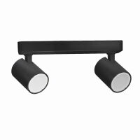 KINKIET SNOW 2 SPOT Light Prestige GU10 METAL czarny 50W LP-731/2W BK