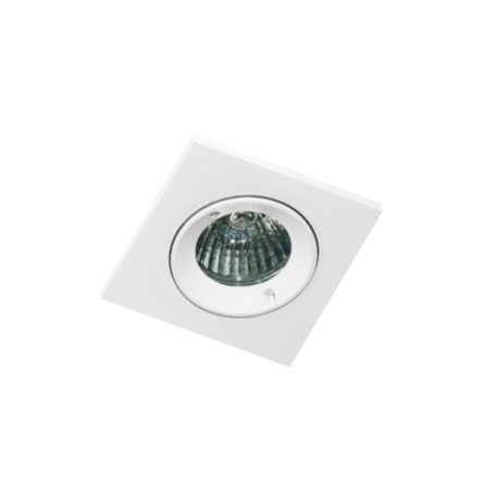 Lampa wpuszczana Pablo AZ0817  techniczna biała kwadrat MR16 GU10 IP54 AZ0817