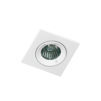 Lampa wpuszczana Pablo AZ0817  techniczna biała kwadrat MR16 GU10 IP54 AZ0817