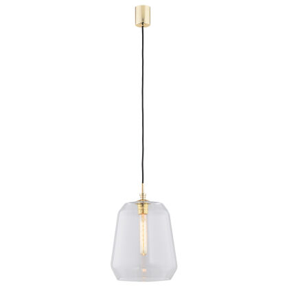 Lampa wisząca IRUN 4266 Argon Szklany przezroczysty klosz 25 cm
