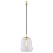 Lampa wisząca IRUN 4266 Argon Szklany przezroczysty klosz 25 cm