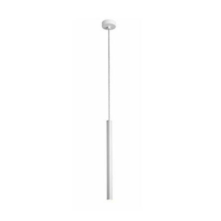 LAMPA WISZĄCA ZUMA LINE LOYA PENDANT P0461-01A-S8S8 TUBA BIAŁA DŁUGA LED