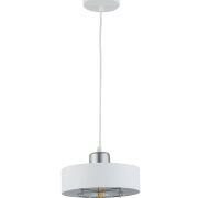 Lampa wisząca POKER 1 SIGMA 32063 biała ze srebrnym akcentem