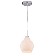 Lampa wisząca Kuala Lumpur - P01540WH pojedynczy zwis o opływowym kształcie kolor biały