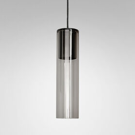 Lampa wisząca MODERN GLASS Tube SP GU10 Aquaform 50529 nowoczesny dymiony klosz