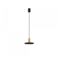 Lampa wisząca Hermanos GU10 czarno/mosiężna 8100