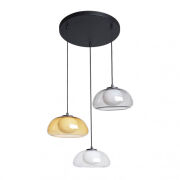 Lampa wisząca Ainale PND-54637-3-BK-SG Italux