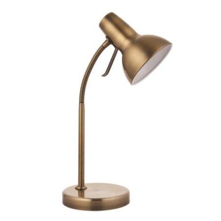 Lampa stołowa AMALFI Task table USB mosiądz ENDON LIGHTING 76646