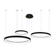 Lampa wisząca AGNES PENDANT 38+58+78 DIMM CCT SWITCH BK czarna Azzardo AZ5024