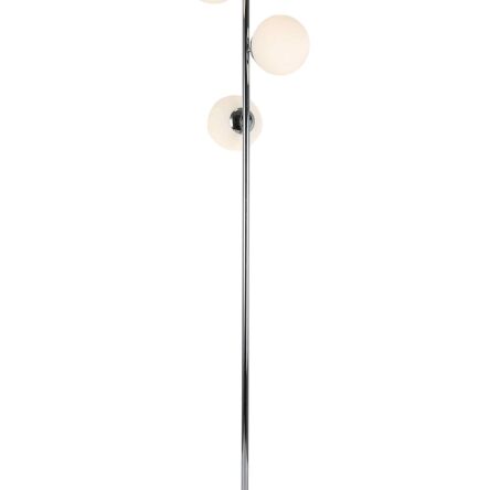 Lampa wisząca FREDICA LDP 6030-7 (CHR) Lumina Deco CHROMOWANA podstawa białe klosze