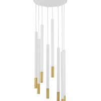 Lampa wisząca SOPEL DUE 33240 SIGMA nowoczesna biało/złota