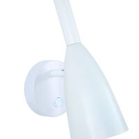 Lampa ścienna kinkiet SOLIN LP-181/1W WH Light Prestige Biała metalowa