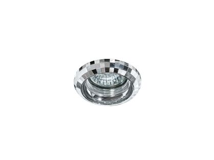 Lampa wpuszczana CLOE AZzardo NC1738-M-CH AZ1466 z aluminium w kolorze chromu okrągła 