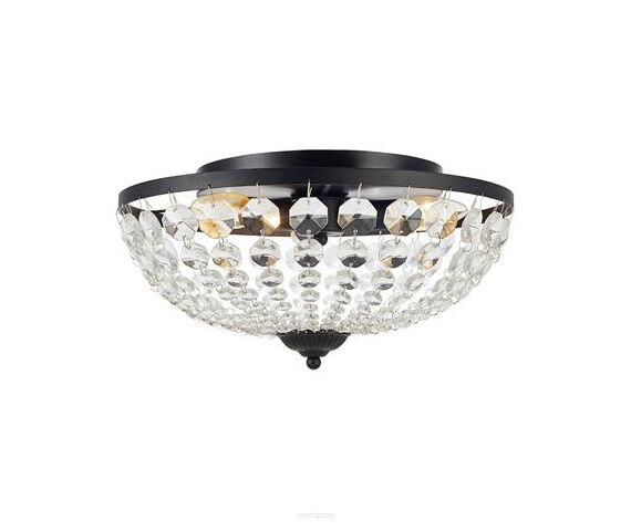 Plafon Granso IP21 107592 Markslojd kryształowa oprawa w stylu glamour średnica 40 cm elegancka