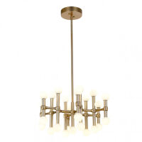 Lampa wisząca GIOVANNA MX16009008-25A B Italux industrialna LED brąz