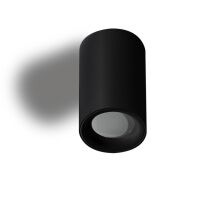 Oprawa sufitowa EIGER IP54 AZ4260 Azzardo czarna wysokość 9.2 cm średnica 5.5 cm