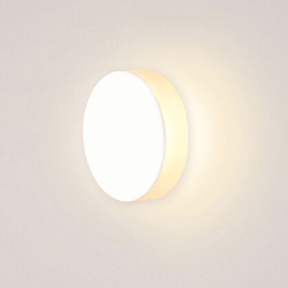 LAMPA SCHODOWA ELKIM LESEL 009A L Okrągła LED czarna / Biała 3000K / 4000K 