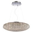 Lampa wisząca KING SP12 Ideal Lux  088013   klosz składający się z metalowych pierścieni wypełnionych kryształkami kolor chromu - 2