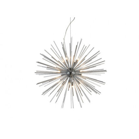 Lampa wisząca SIRIUS 110 CHROME AZ2114+AZ2117 nowoczesna designerska kształtem przypomina jeża ma kolor chromu