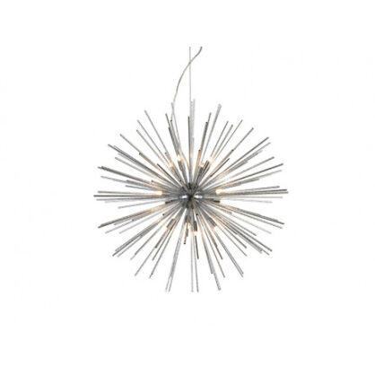 Lampa wisząca SIRIUS 110 CHROME AZ2114+AZ2117 nowoczesna designerska kształtem przypomina jeża ma kolor chromu