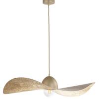 Lampa wisząca KAPELLO 32341 SIGMA złoty kapelusz 76 cm