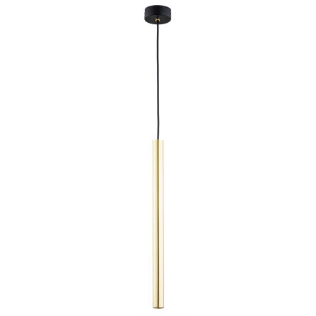 Lampa wisząca SICILIA 4752 Argon tuba LED złota mosiądz