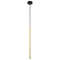 Lampa wisząca SICILIA 4752 Argon tuba LED złota mosiądz
