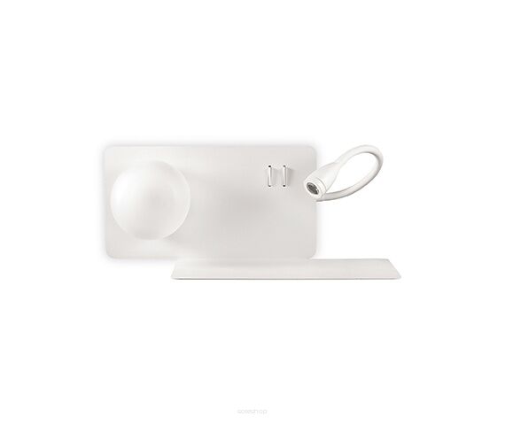 Kinkiet Book-2 AP1 biały 174822, czarny 174846 NOWOCZESNY IP20 LED  METAL Ideal Lux OPRAWA W STYLU NOWOCZESNYM 